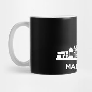 Mannheim Skyline, white Mug